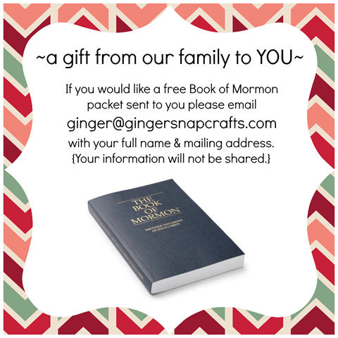 Free Book of Mormon packet at GingerSnapCrafts.com