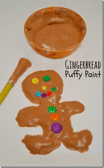 Christmas Kids Activity - Kids will love making Christmas Crafts with this wonderfully scented Gingerbread Puffy Paint Recipe! This recipe for play is perfect for Toddler, Preschool, Kindergarten, and older age children during the month of December. Christmas Kids Activity - Kids will love making Christmas Crafts with this wonderfully scented Gingerbread Puffy Paint Recipe! This recipe for play is perfect for Toddler, Preschool, Kindergarten, and older age children during the month of December.