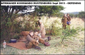 kommando oefening Rustenburg groep Sept 2011
