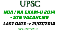 UPSC-NDA-NA-Exam-2014