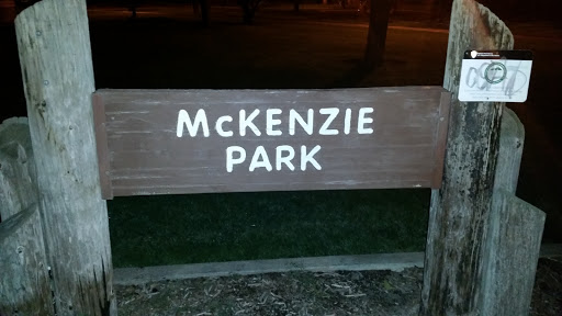 McKenzie Park Sign