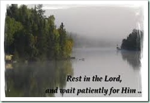 rest in the Lord