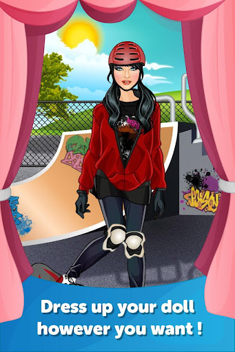 Skater Girl Dress Up Makeover