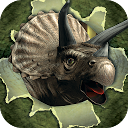 Virtual Pet Dino: Triceratops mobile app icon
