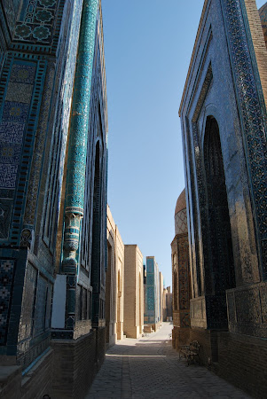 Obiective turistice Uzbekistan: Samarkand - Shakh-I-Zinda.jpg