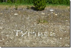 Another rock word along the side of rhe road