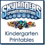 skylanders kindergarten printables