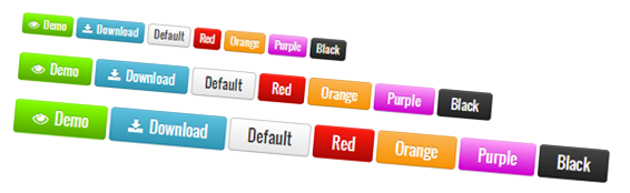 CSS3 buttons Shortcode