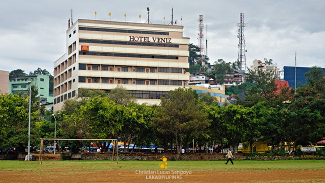 Hotel Veniz as Viewed from Burnham Park