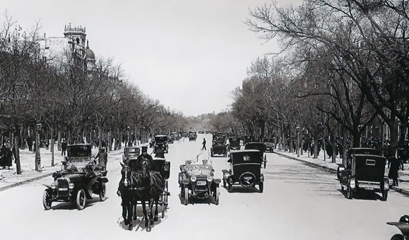 Resultado de imagen de avenida de la castellana  fotos historicas
