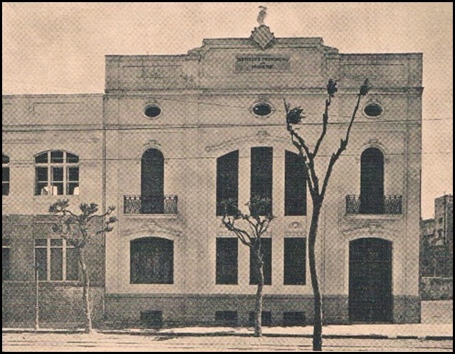 Instituto Provincial de Higiene. 1924 calle dr simarro