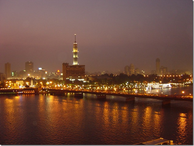 Cairo, Egypt, City at night