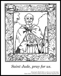 Saint Jude - Grayscale to color