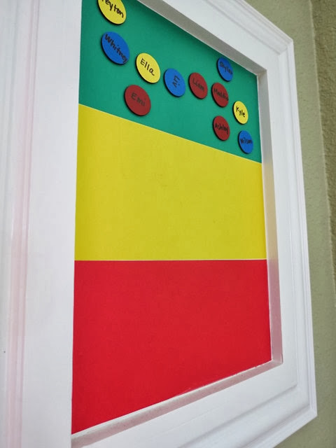 Classroom Magnetic Behavior Graph www.stylewithcents.blogspot.com