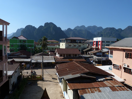 Imagini Laos: Vang Vieng din hotel