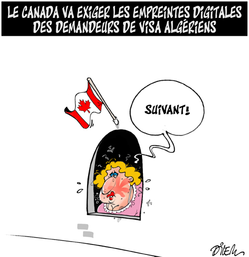 Le Canada va exiger les empreintes digitales des demandeurs de Visa  algériens - Algerie360