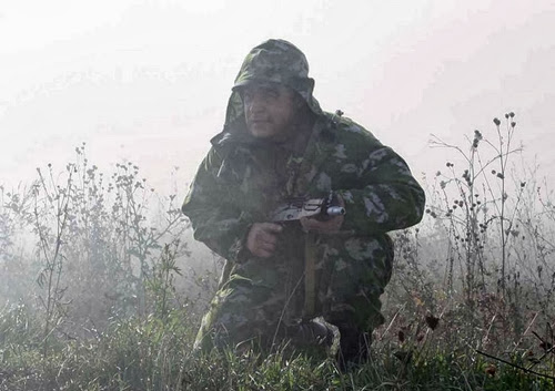 Военнослужащие украинской армии во время учений