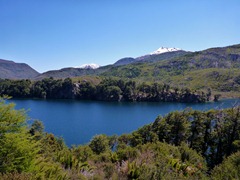 Pristine lakes on the Ruta de Siete Lagos, Argentina.