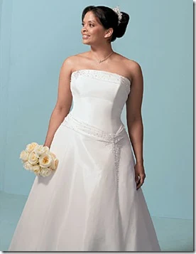 traje de novia para gorditas hermosas en blanco alta costura 2013