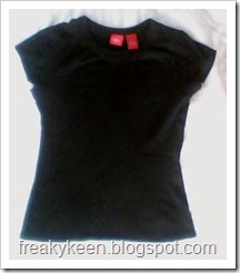 Black t-shirt before Black t-shirt before