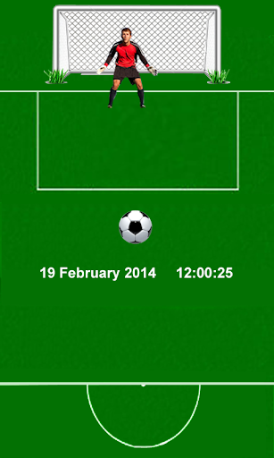 Football goal screen locker