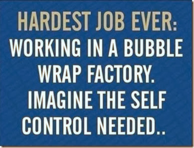 working in bubble factory
