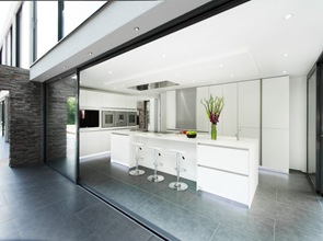 Cocina blanca de diseño minimalista cocina-moderna-blanca-de-diseño-minimalista