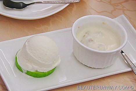 Old Hong Kong Essence Desert Coconut ice cream on green applea and yam Dating at North South Poles