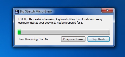 rest break reminder