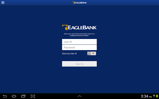 EagleBank Business for Tablet