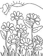 dibujoscolorearflores.gif. FLORES Imagenes sobre flores