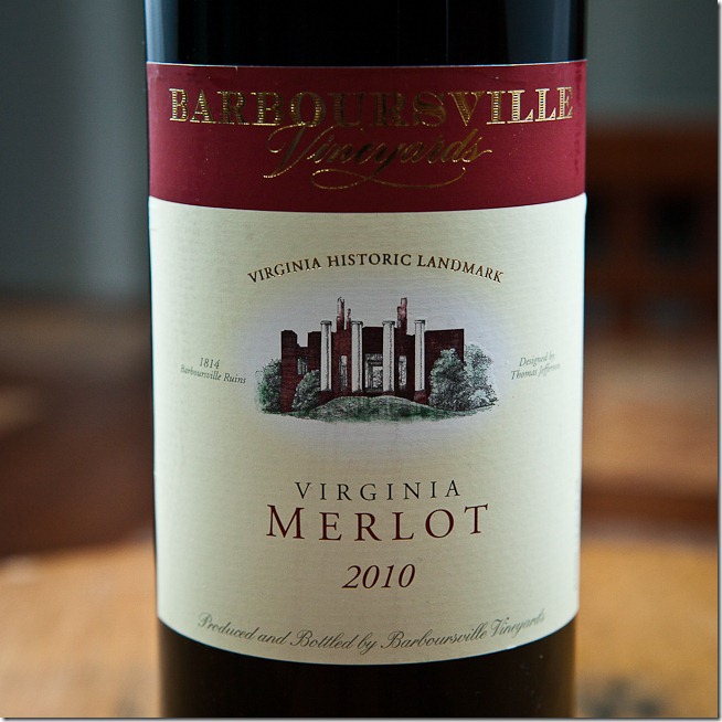 2010 Barboursville Vineyards Virginia Merlot