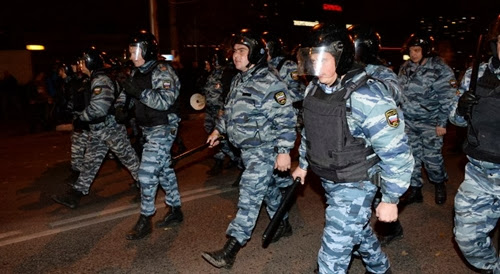 Фотографии беспорядков в Бирюлево