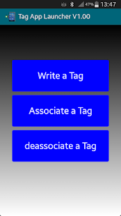 NFC Tag app launcher Screenshots 0