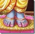 Vishnu's lotus feet