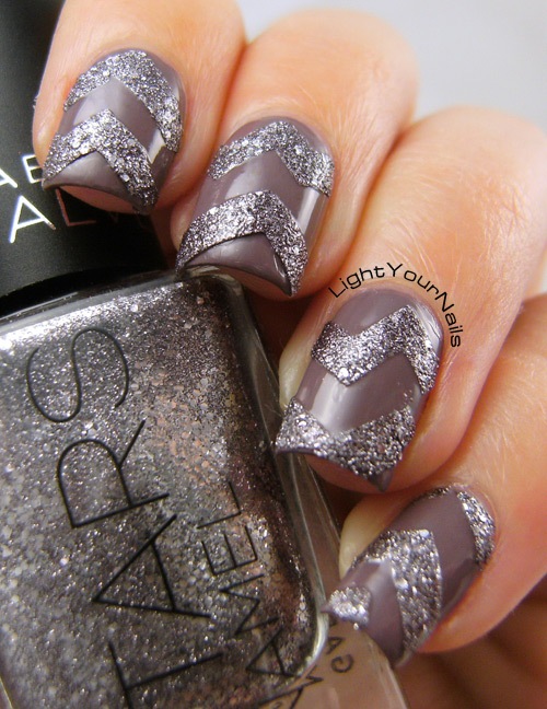 chevron nails chevron nails