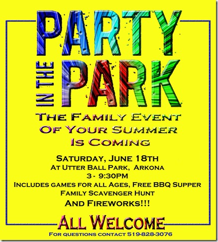 Party In The Park Poster web size