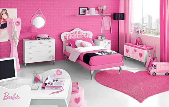 dormitorio temático de Barbie