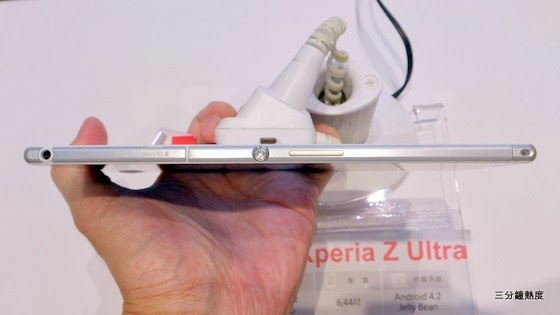 Xperia Z Ultra 沒有獨立相機按鈕