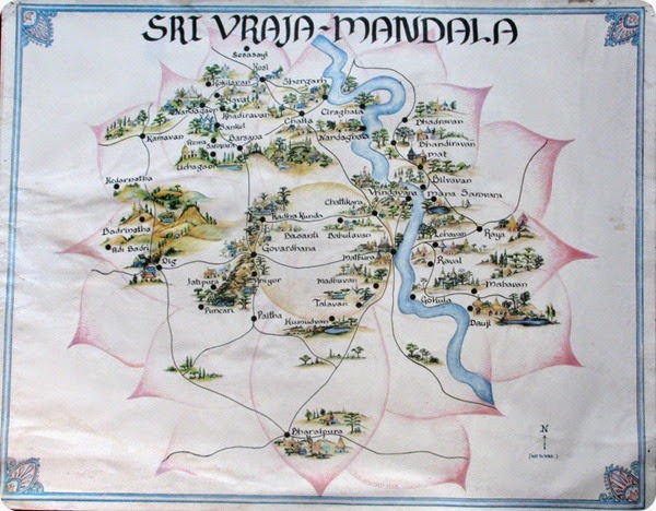 mathura Vrajamandala Map mathura Vrajamandala Map