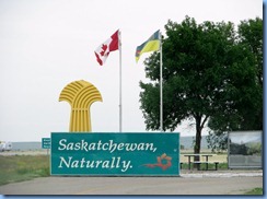 2002 Saskatchewan TC-1 East - border sign