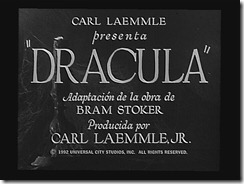 Spanish Dracula Title