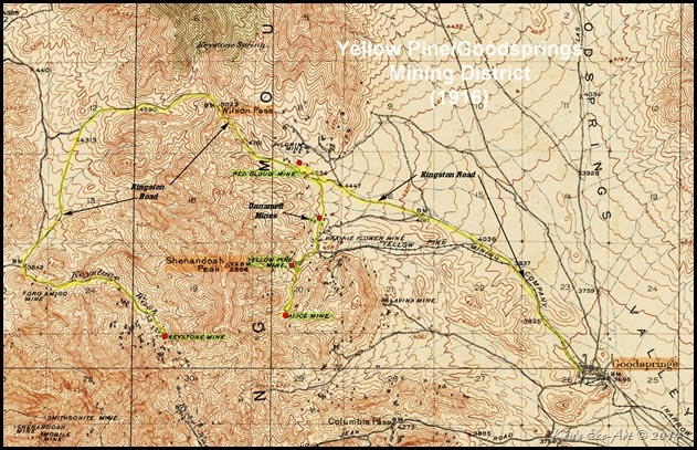 P-1916 Goodsprings Mining District Map