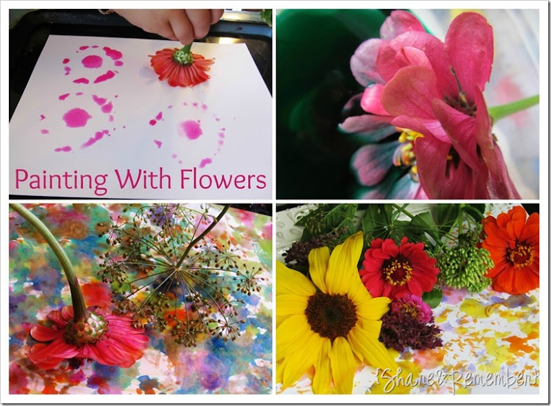 flower painting collage 3