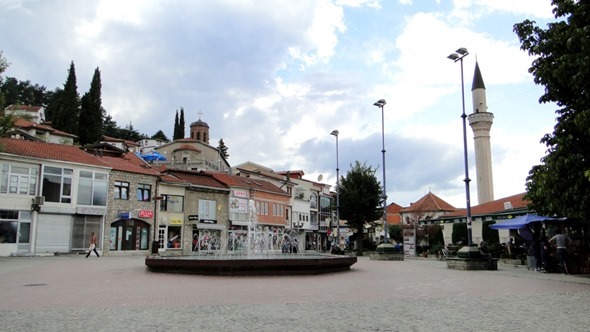 Praça em Ohrid