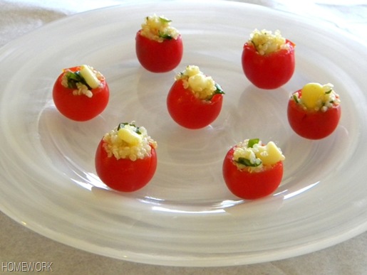 Quinoa Tomato Salad Bites