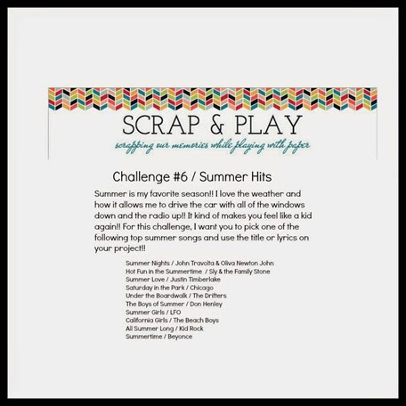 scrap & Play challenge #6