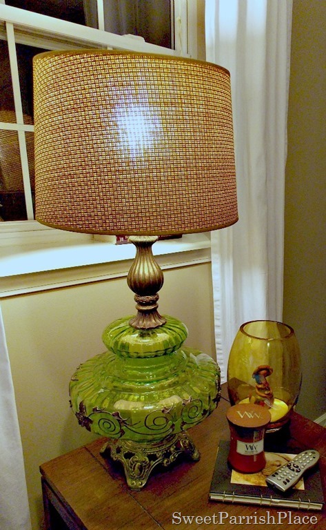 Vintage Green Lamp9