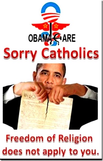 BHO- 1st Amend don't apply to Catholics