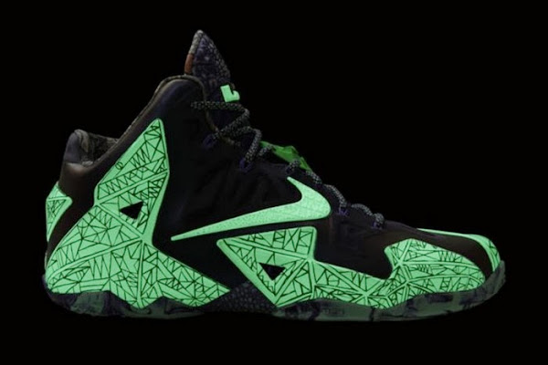 lebron james glow in the dark shoes
